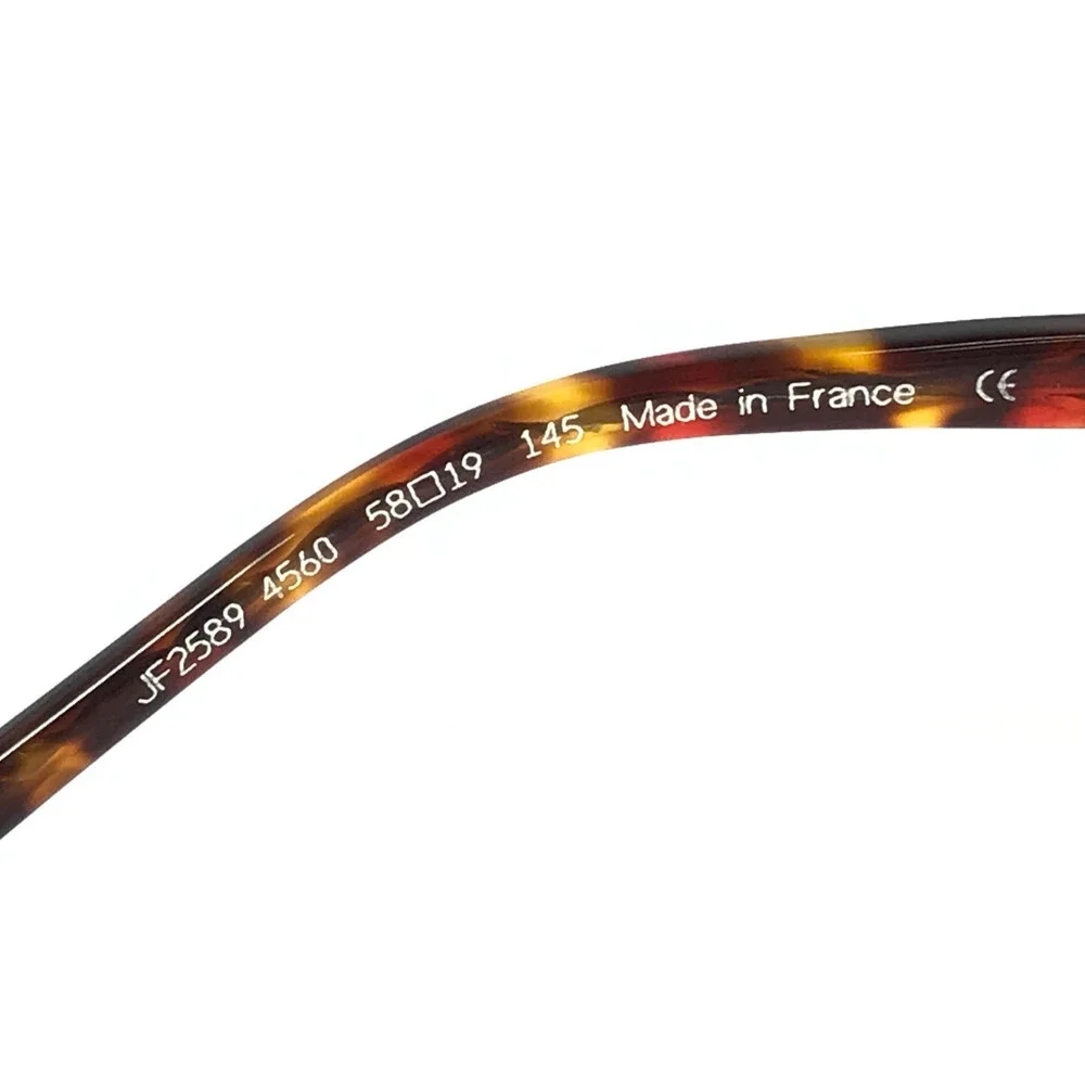 J.F. Rey Eyeglasses Frames JF2589 4560 Khaki Orange Olive Green 58-19-145